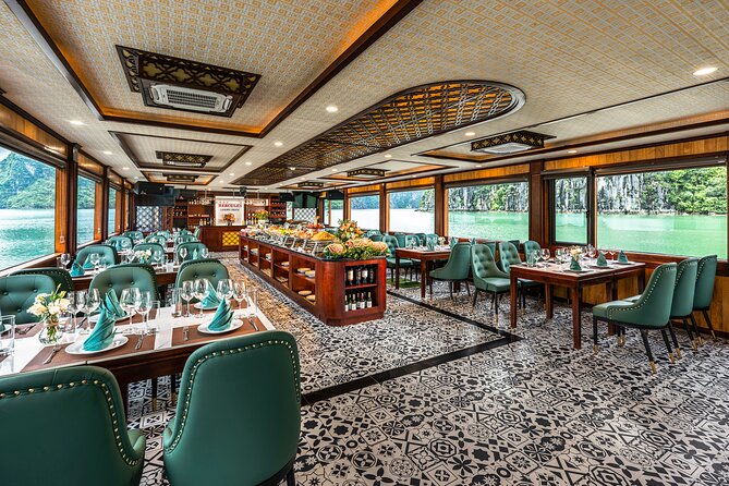 Halong bay Luxur Cruise Day trip: Buffet lunch & Limousine bus - Lunch onboard: buffet value and the best way to plan your appetite