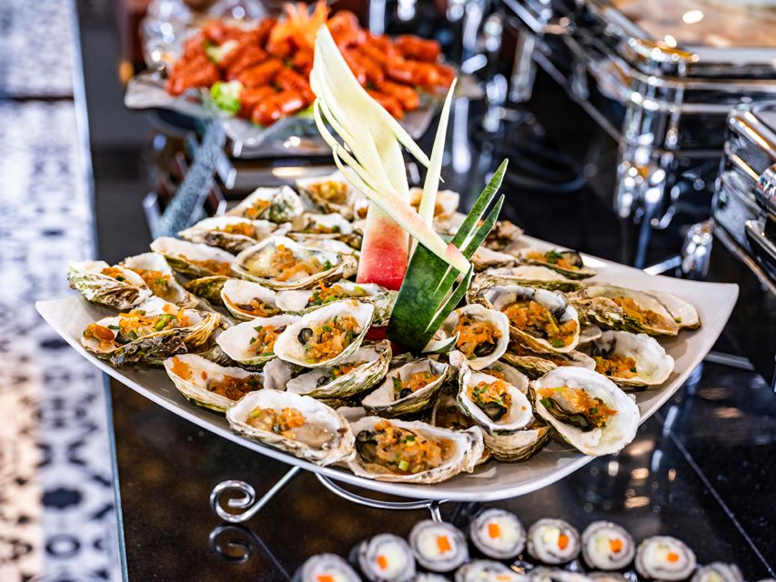 Halong Bay Luxury Cruise with Kayaking & Lunch Buffet - Lunch buffet on the water: satisfying, but don’t expect Michelin
