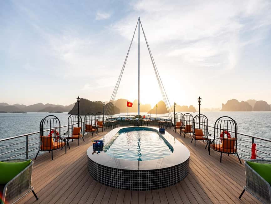 Halong Bay: Luxury Day Cruise w/ Pool, Kayak, Free Transfer - What Makes This Halong Bay Day Cruise Feel Luxurious