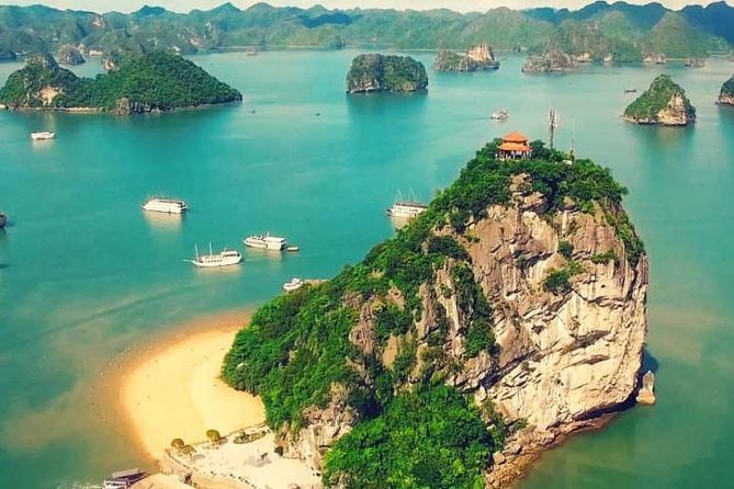 Halong Bay luxury day tour to Sung Sot Cave - Ti Top Island and Titov Peak: The View You Earn