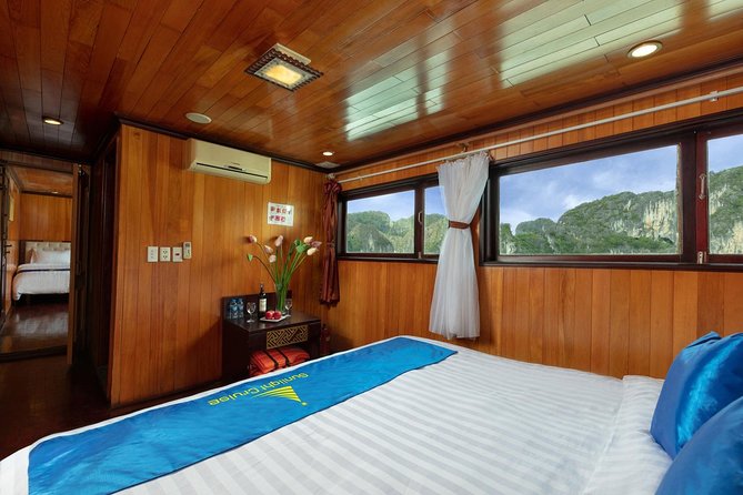 Halong deluxe cruise 2D/1N: Surprise cave, Titop island, Full Meals, best prices - Onboard comfort and included meals that affect your budget