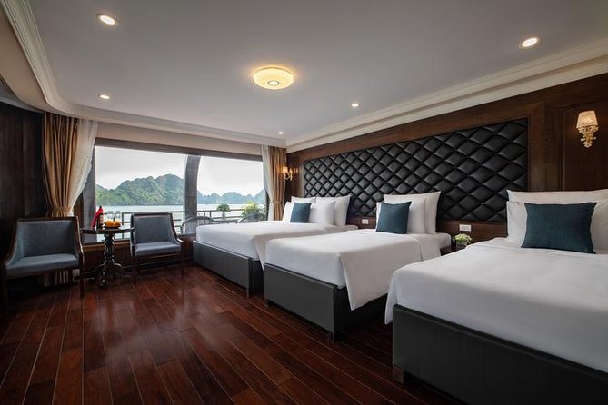 HaLong - LanHa Bay 1 Night On The 2nd Deck with La Pandora Cruises - Day 1 Activities: Kayaking, Swim Time, and the Evening Program