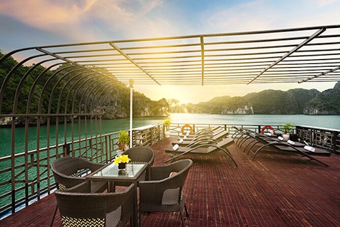 HaLong - LanHa Bay 2 Nights with La Pandora Boutique Cruises - The guides: Hung (Kevin), Peter (Thanh), and Cody in action