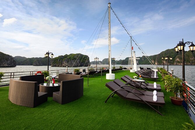 Halong Pandora 5 Star Cruise 2D1N-All Inclusive, cave, transfer - Day 2 Morning: Breakfast, Bay Views, Then the Action Hits