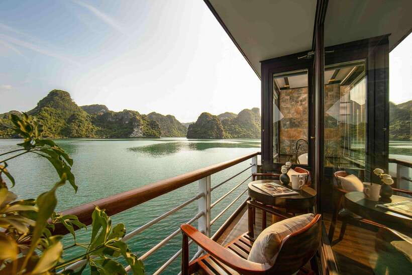 Hanoi: 2D1N Ha Long Bay, Lan Ha Bay by Amanda Luxury Cruise - Night on the bay: foot baths, dance shows, and optional squid fishing