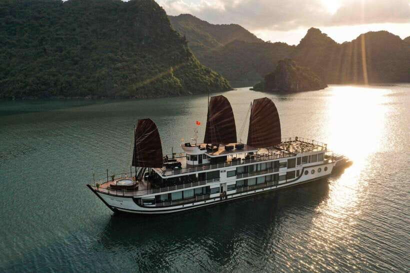 Hanoi: 2D1N Ha Long Bay, Lan Ha Bay by Amanda Luxury Cruise - Day 2: Tai Chi, the Dark & Bright Cave, and a second chance at bay views