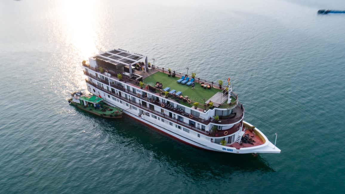 Hanoi: 3-Day 2-Night Ha Long Bay and Lan Ha Bay Cruise - Day 1: Tuan Chau check-in to Sung Sot Cave and Titop Island