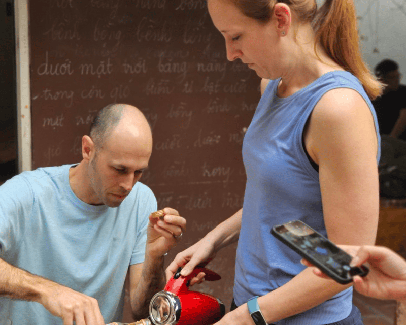 Hanoi Artisan Coffee Making Class with Train Street - The 3-hour flow: what happens during your coffee-making time