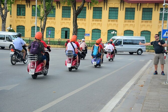 Hanoi Back Streets Vespa Tours: Hanoi Vintage Vespa Tours City - Hữu Tệp Lake and the downed B-52: history you can see