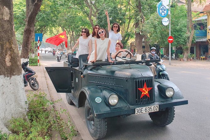 Hanoi Backstreet Jeep Tour : Hanoi HIGHTLIGHTS and HIDDEN GEMS - The Old Quarter Coffee Stop: Recycled-Material Seating and Organic-Style Coffee