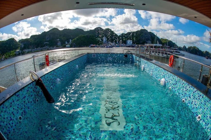 Hanoi: Cat Ba, Lan Ha & Ha Long Bay Luxury Cruise with Lunch - On-Board Lunch (Seafood, Meat, and Vietnamese Rice): What’s Included