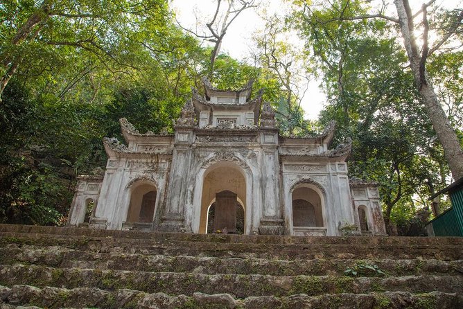 Hanoi City Half Day Private Tour included train street, meals - The Boat-and-Cave Part: Perfume Pagoda (Chùa Hương) by Scenic Waterway