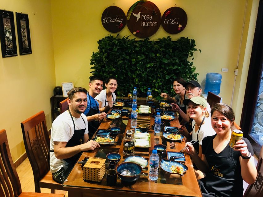 Hanoi: Cooking Class in a Local Villa with Market Tour - Old Quarter pickup and a small group that keeps things hands-on