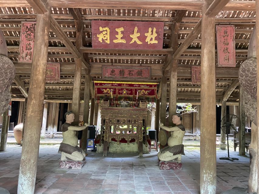 Hanoi Countryside Bicycle Tour - Ancient village gate, then rice fields and real farm life