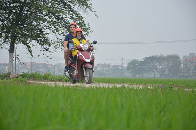 Hanoi Countryside Motorbike Tours Led By Women - Out into the countryside: villages, bonsai, rice paddies, and farming scenes
