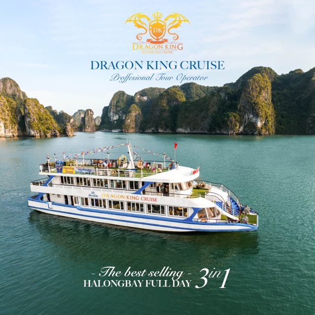 Hanoi: Ha Long Bay Cruise Day Tour visit Titop island & Cave - Sung Sot Cave: the big grotto stop