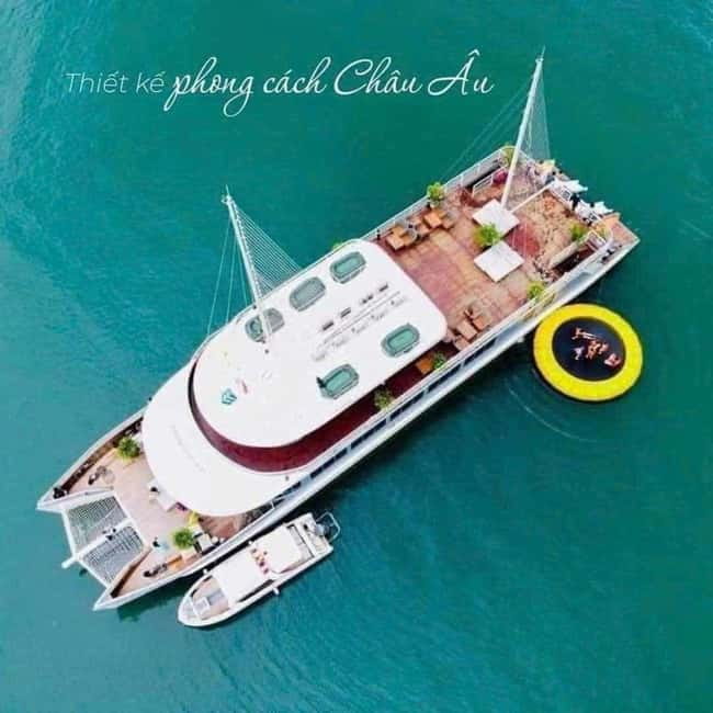 Hanoi/Ha Long: Ha Long Bay Luxury Day Cruise by Catamaran - Titop Island: Where the Photos Come From (And the Swim Is Optional)