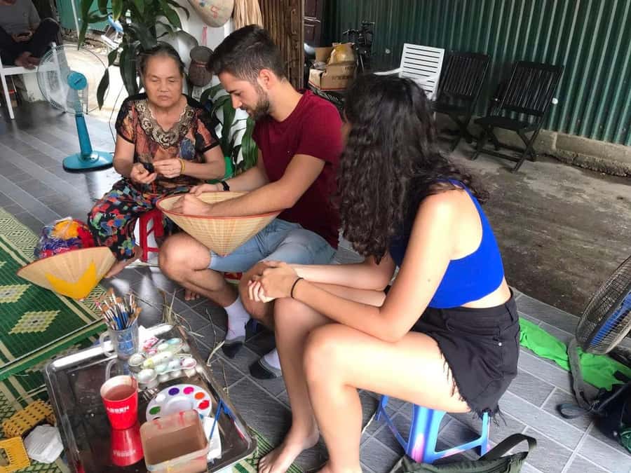Hanoi Highlights: Incense, Hat Making, Lacquer Villages Tour - Lacquer village workshop (full day): painting lacquer the right way