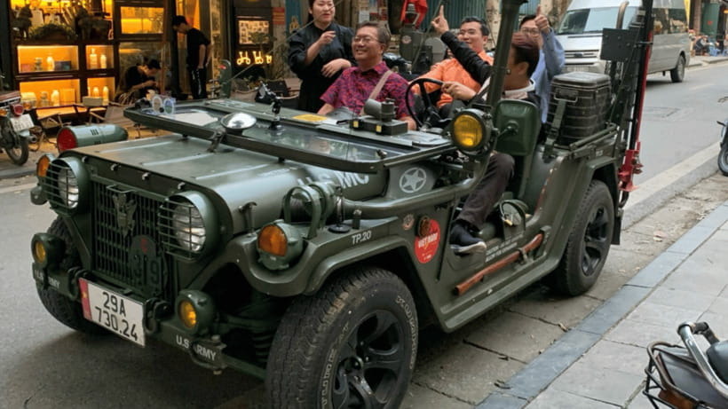 Hanoi: Historic Jeep Tour - French Quarter and the Little Paris Angle