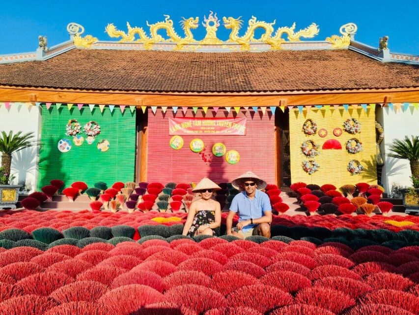 Hanoi: Incense Village, Hat Artisan/ Trang An Boating Tour - The optional Train Street drop-off: fun if you plan it, annoying if you don’t