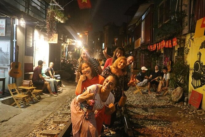 Hanoi Jeep By Night Street Food Tour and Train Street Experience - Stop 1: Old Quarter coffee and lemon-tea street start