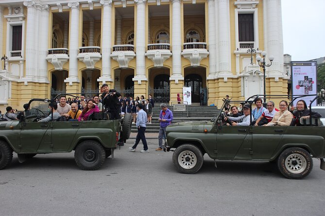 Hanoi Jeep Tours Led By Women: Hanoi City Jeep Tours - Reunification Train Tracks and egg coffee: the Hanoi payoff