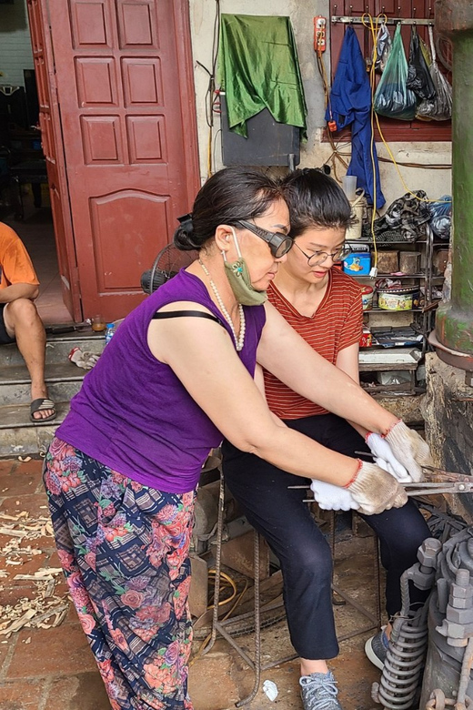 Hanoi Knife Making Traditional Workshop - The 3-Hour Flow: Sketch, Forge, Shape, Sharpen