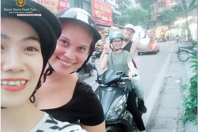 Hanoi old quarter sightseeing & street food eating by Motorcycle - Price and Value: $55 for a Lot of Eating