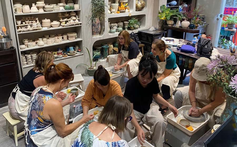 Hanoi: Pottery Making Class for Beginners - Wheel throwing for beginners: The part that takes patience (in a good way)