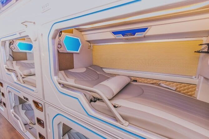 Hanoi to Sapa Bus - Private Cabin Bus - Inside the Cabin: Extra-Wide Sleeper Beds, Curtains, WiFi, and a Massage Bed