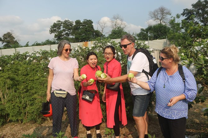 Hanoi Vespa Full Day City & Countryside with Female Ao Dai Riders - Co Loa Citadel roads, rice paddies, and the market stop that feels like daily life