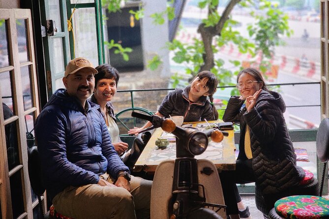 Hanoi Vespa Tours: Food + Culture + Fun on Army Vespa - Stop 3: Long Biên Bridge for Red River views and photo time