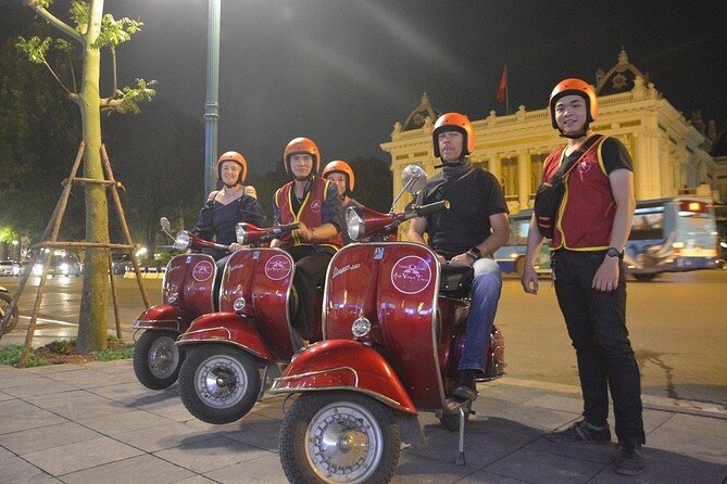 Hanoi Vespa Tours: Hanoi Vintage Vespa Food Tours - Riding Hanoi at night on a vintage Vespa (the real point of this tour)