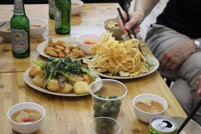 Hanoi Vespa Tours: Hanoi Vintage Vespa Food Tours - Old Quarter food time: banh cuon and bun cha in long-running places