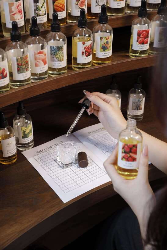 Hanoi: Vietnam Scents Perfumery Class - Blending at the perfumer station (and why you’ll notice the difference)