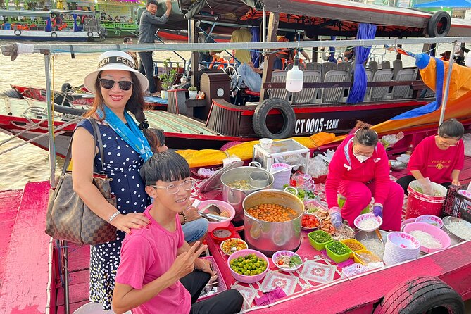 HCM: 2-Day Mekong Delta Floating Market with Cooking & Bike Ride - My Tho to Ky Lan (Unicorn Island): boats, islands, and floating life
