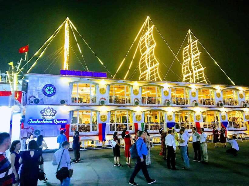 HCM: Saigon River Dinner Cruise - Price and value: $55 for dinner plus transportation plus atmosphere