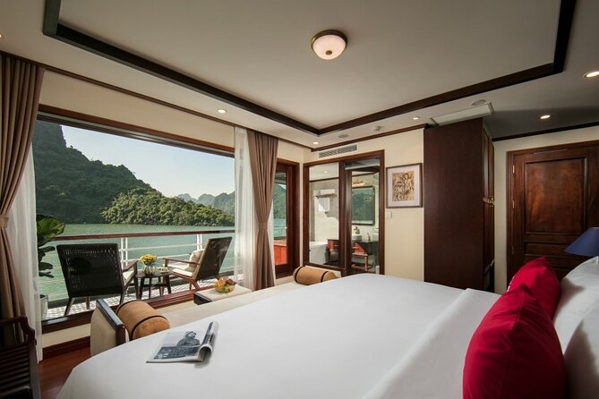 Heritage Cruises Best Luxury Cruise to Halong and Lan Ha Bay 2D1N - Suites, food, and onboard comfort that make the schedule easier