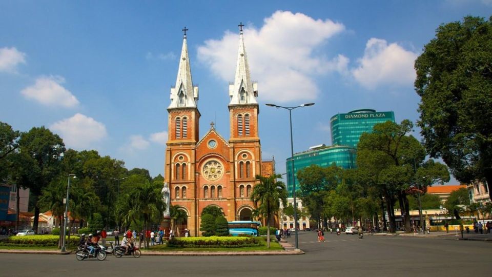 Highlights of Saigon City by Car - Saigon Notre Dame Basilica (1870s): French design, local devotion