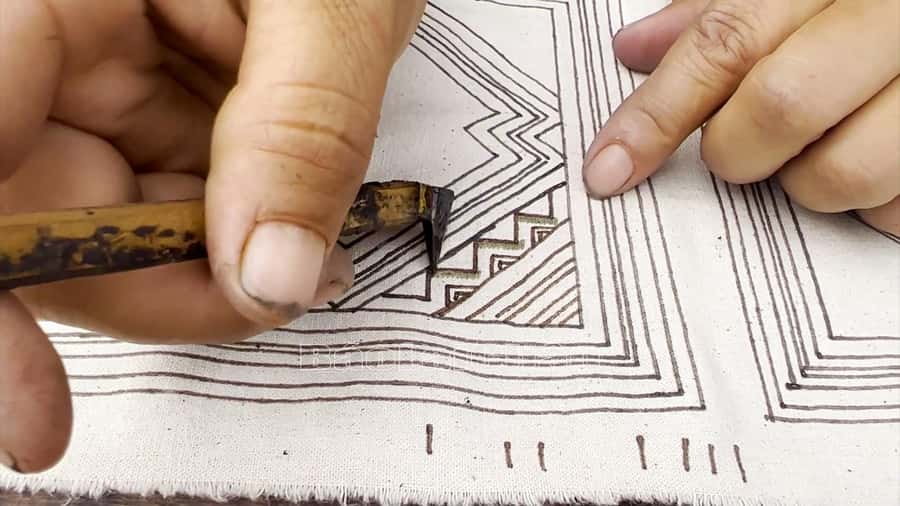 H'Mong traditional beeswax batik - Where You Start: Saigonese Trekking House in Sa Pa