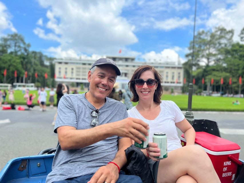 Ho Chi Minh City: Guided Private Tour by Open Air Jeep - Drinks onboard and the private-group pace (4 hours works)