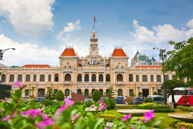 Ho Chi Minh City Half-day Jeep Tour - Stop 1: Saigon Central Post Office and its old-world photo power