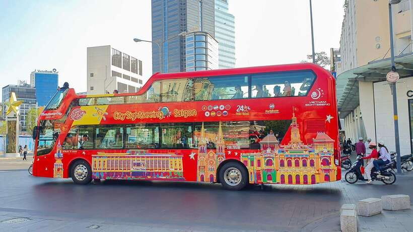Ho Chi Minh City: Hop-On Hop-Off Bus Tour by Vistra - Saigon’s French colonial icons look better from the top deck