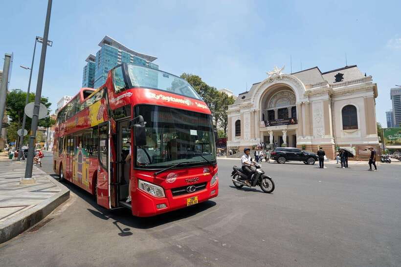 Ho Chi Minh City: Hop-On Hop-Off Bus Tour by Vistra - What hop-on hop-off really means when it’s only 1 hour