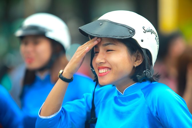 Ho Chi Minh City Tour by Motorbike with Female Riders | KissTour - Thích Quảng Đức Monument and Notre-Dame Cathedral: meaning plus contrast