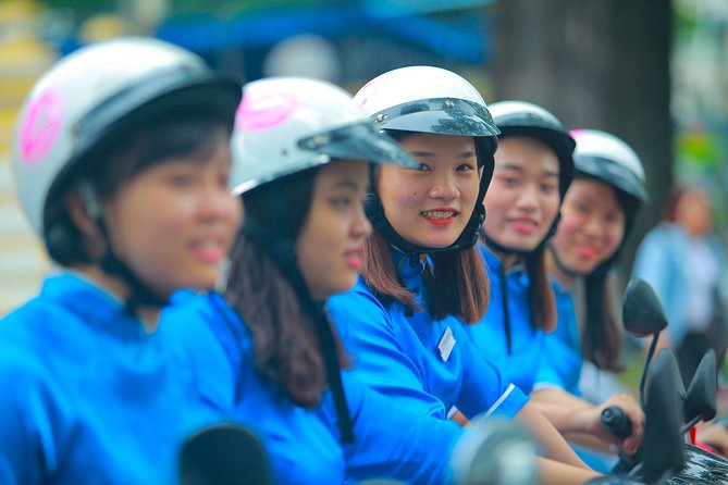 Ho Chi Minh City Tour by Motorbike with Female Riders | KissTour - Ba Thien Hau Temple in Chinatown: incense, carvings, and quiet courtyard time