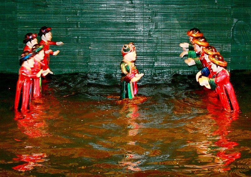 Ho Chi Minh City: Water Puppet Show and Dinner Cruise - The water puppet show: rural legends told through music and puppets