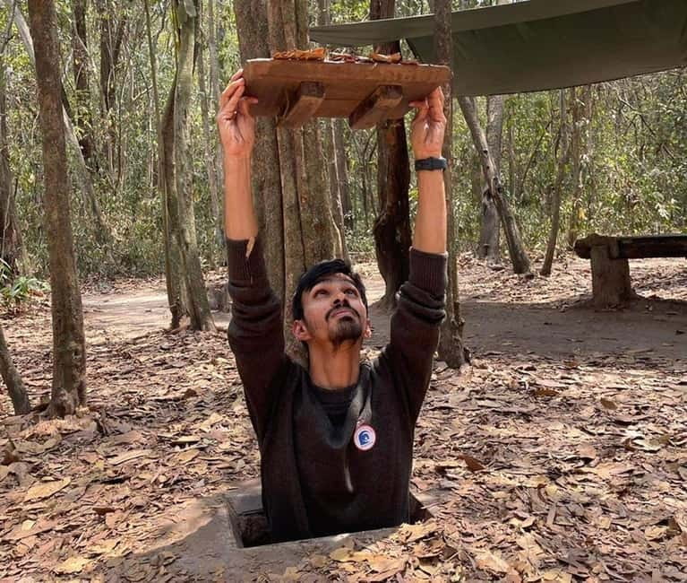Ho Chi Minh: Cu Chi Tunnels and AK-47 Shooting- MAX 11people - Entering the Cu Chi Tunnels: Narrow Hand-Made Passageways and the Trap Lesson