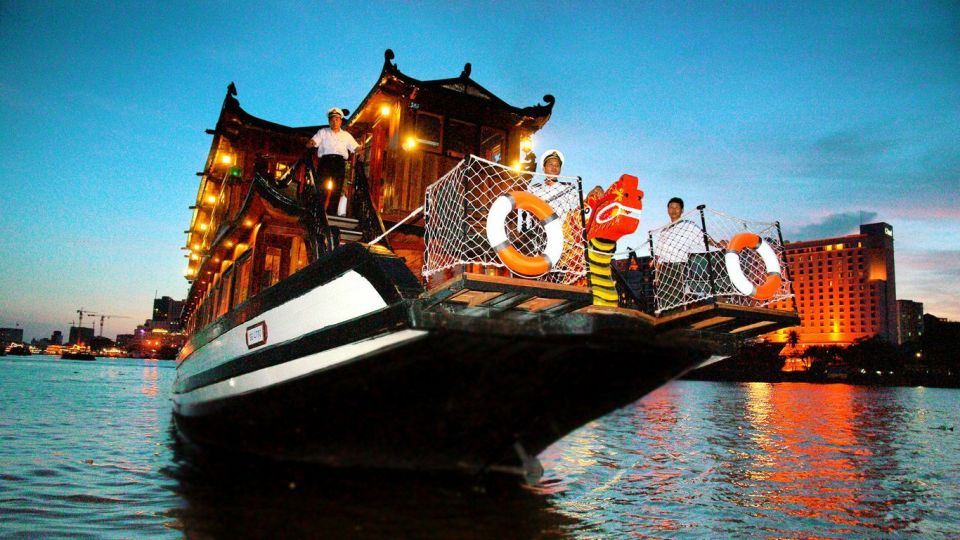 Ho Chi Minh: Private City Tour and Dinner Cruise with Buffet - The Dinner Cruise on Saigon River: Views, Buffet, and Live Traditional Show