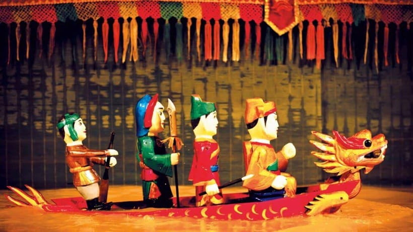 Ho Chi Minh: Vietnamese Water Puppet Show Ticket - Puppet craft on display: ornate dragons, fairies, and clean choreography